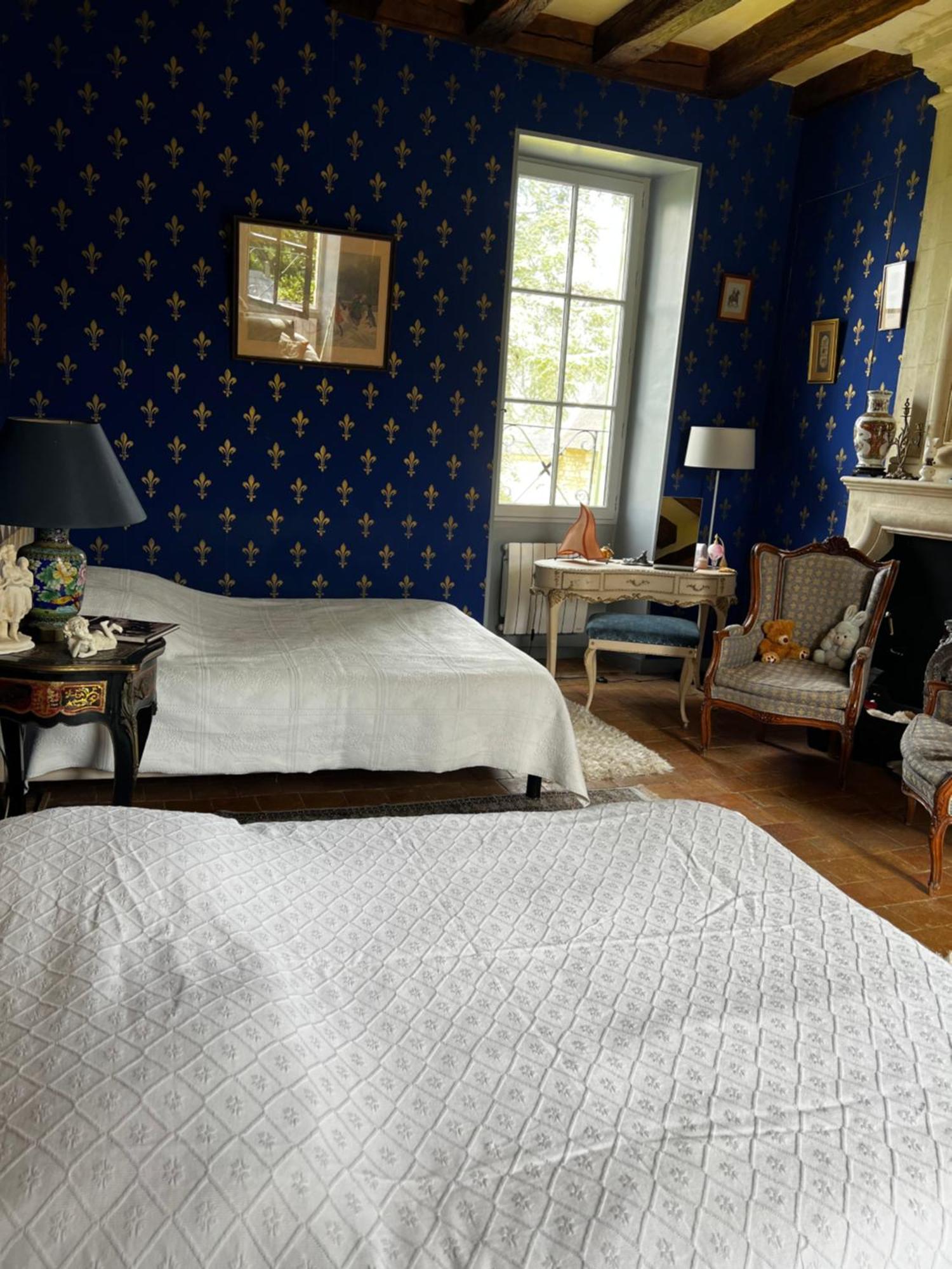 Chateau De La Thibaudiere Bois Savary - Chambre Familiale Du Roi Allonnes  Exterior photo